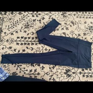 Navy lululemon high waisted leggings